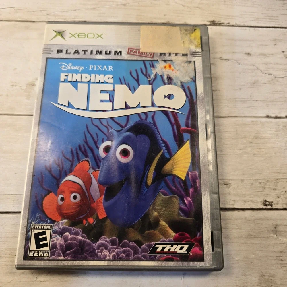 Disney Pixar Finding Nemo Original Microsoft‎ Xbox Platinum Family Hits CIB